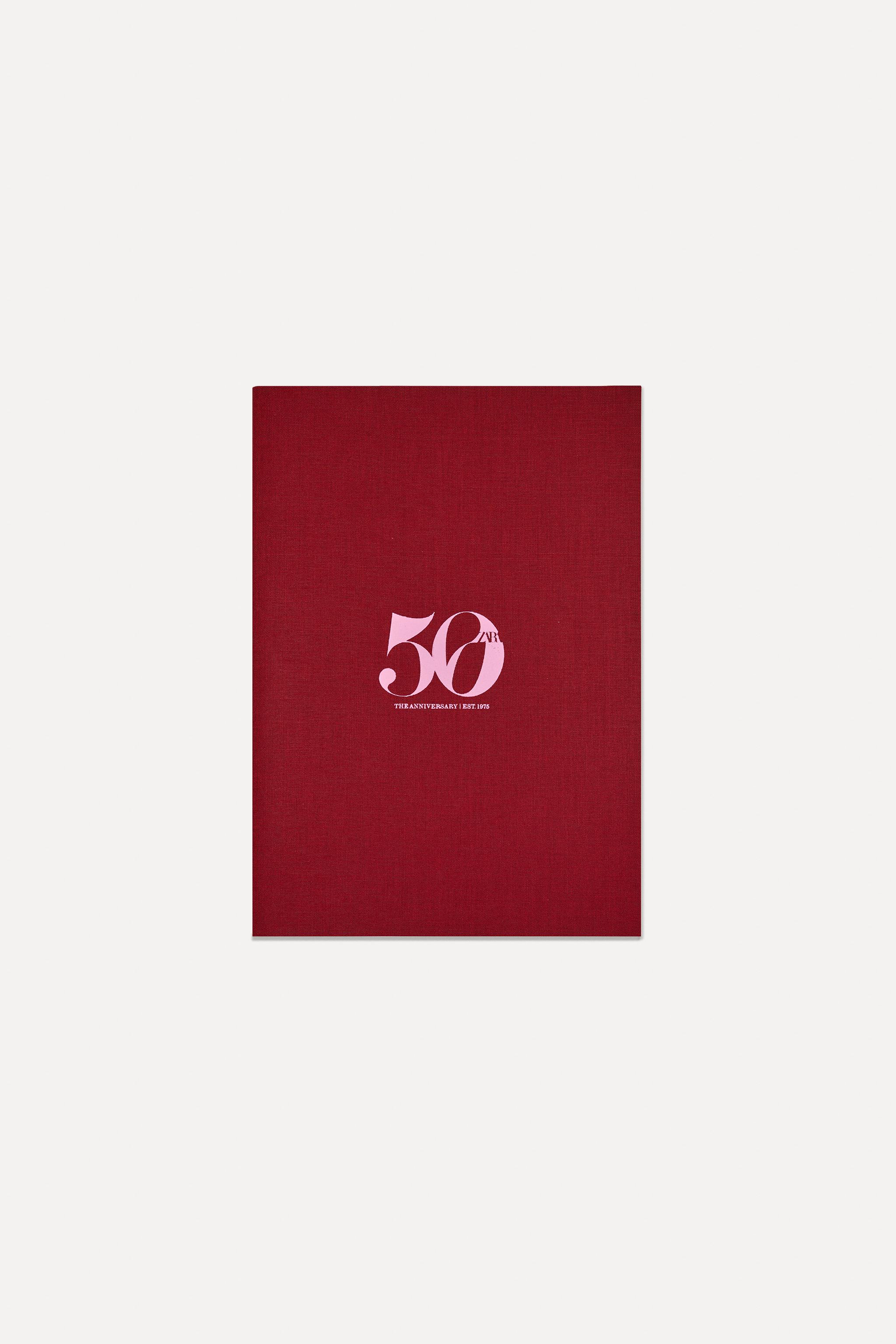 ZARA LARGE 50TH ANNIVERSARY NOTEBOOK